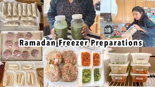 Ramadan Freezer Preparation 2023| Filling my freezer with Ramadan freezer food