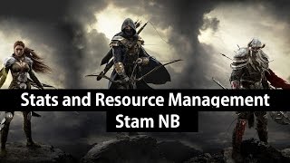 ESO - Stats and Resource Management, sustain/restore - Stamina NB