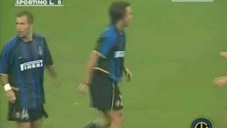 2002-2003 Champions League - Inter vs Sporting 2-0 Recoba