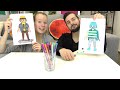 4 marker challenge mit playmobil kaan vs kathi malen figuren aus wer kann besser malen