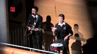 Oasis-Wonderwall-cover by Amadeus and Kenneth- Bayview Secondary School-2014 Spring Showcase