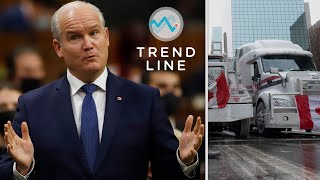 Nanos: Trucking convoy protests in Ottawa 'mobilized' CPC anger against Erin O'Toole | TREND LINE