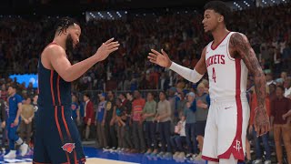 NEW YORK KNICKS vs HOUSTON ROCKETS  GAMEPLAY PS5 { 4K ULTRA HD }