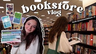 BOOKSTORE VLOG ☕️✨ book shopping at barnes & noble + massive book haul!