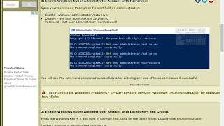 How To Activate the Hidden Super Administrator Account in Windows