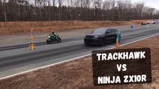 Trackhawk vs Hellcat and Ninja ZX10R