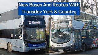 New Buses And Routes With Transdev York \u0026 Country