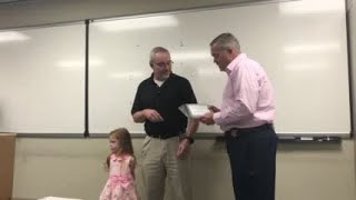 Alan Cranford retires from Iredell County Sheriff's Office.
