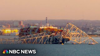 Baltimore bridge collapses after being struck by cargo ship