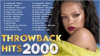 Shakira,NSYNC, Eminem, Katy Perry, Avril Lavigne, Rihanna    Throwback hits of the 1990's   2000's