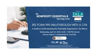 IRS Form 990 Walkthrough With a CPA