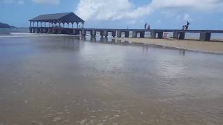 Hanalei Bay pier unrecognizable 😢 Watch till the end...