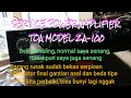 Beli Amplifier Toa model ZA-100 kondisi rusak di pasar loak - saya perbaiki sendiri  hingga bunyi.