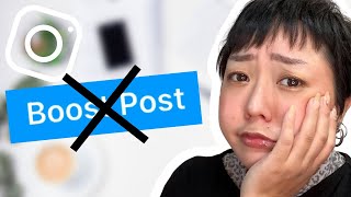 NEVER boost posts on Instagram (DON'T promote it the wrong way)