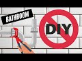 How to convert a garage - PLUMBING & TILING a BATHROOM - Garage Conversion Step by Step