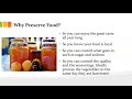 Lunch & Learn: Food Preservation Techniques