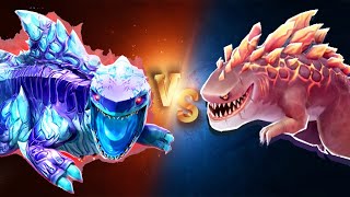 Hungry Shark World vs Evolution - Magmajira vs Shin Sharkjira Godzilla Battle All 62 Sharks Unlocked