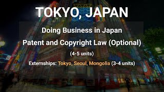 SCU's Tokyo Law Study Abroad Program - Learn More!