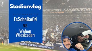 FC Schalke 04🔵⚪️  - Wehen Wiesbaden⚪️🔴 I STADIONVLOG 2. Bundesliga