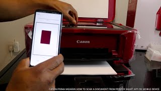 CANON PIXMA MG3650S HOW TO SCAN A DOCUMENT FROM PRINTER SMART APPS ON MOBILE DEVICE