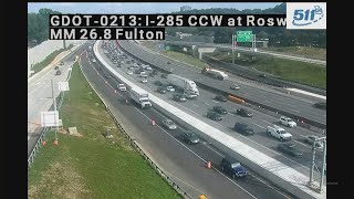 I-285 lane closures in Sandy Springs ending this weekend | What this means