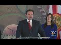 Gov. DeSantis Visits Freedom Tower, Shows Support For People Of Cuba