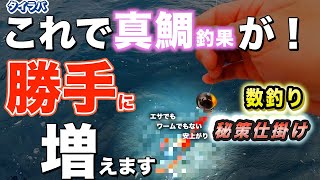 【タイラバ仕掛け】真鯛の釣果を伸ばす秘策仕掛け！