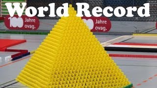 Guinness World Record - Largest Domino 3D Pyramid (27x27)
