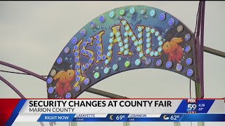 Security changes at Marion County fair