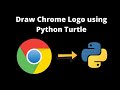 How to draw Google Chrome Logo using Python Turtle Graphics🔥🔥 | #pythonturtlegraphics #chrome
