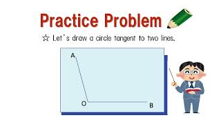 中1＿円の接線＿二直線に接する円の描き方（英語版）