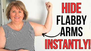 FAT ARMS? How to Hide Flabby Arms & Bat Wings Instantly! What to Wear to Hide Bi