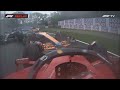 carlos sainz and daniel ricciardo crash in imola emilia romagna gp