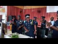 igp sings to boost morale of officers