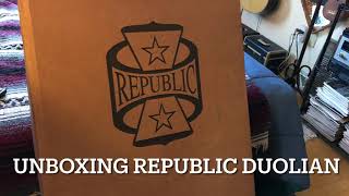 Gear ‘Reviews’ - Unboxing my New Republic Duolian Sandblasted Hawaiian 14 Fret Resonator Guitar