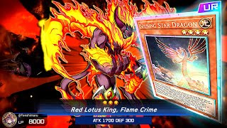 UNDEFEATED! NEW RED DRAGON ARCHFIEND SUPPORT: RED LOTUS ARE MONSTRUOUS on Yu-Gi-Oh Master DUEL