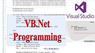 VB Net SQL Server Insert/Save data to database using code