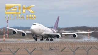 (4K) Boeing 747-4D7BCF Aerotranscargo ER-BAG arrival at Munich Airport MUC EDDM