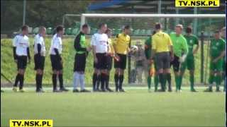 tv.nsk.pl 2012-09-30 MKS Świt II Nowy Dwór Maz. - AKS Mewa Krubin 1-3 (0-0) pierwsza połowa