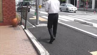 視覚障がい啓発動画「路上駐車 ―謎の物体現る！？―」