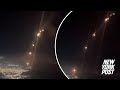 Alarming cockpit footage shows Iranian rockets falling near flight over Middle East