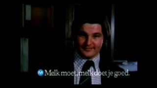 Nederlands Zuivelbureau reclame met hockeyer Tiez Kruize (1977)