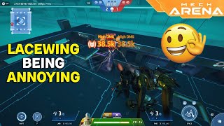 Lacewing is super OP in 2vs2 | Mech Arena