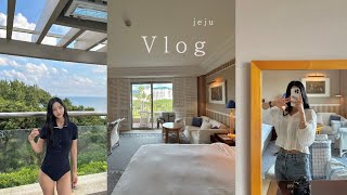 Vlog 65. 가을 제주여행 ep1/ 제주신라호텔. 성이시돌목장🐎. 카페을리🏡. 신라호텔짬뽕. 제주맛집(피즈버거, 만태). 반클리프🍀💚🫧..