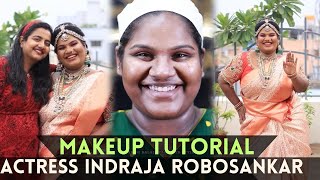 Makeup Tutorial ❤️ Actress Indraja Robosankar❣️#indraja #indrajashankar #bridalmakeup ☎️ 9500076778