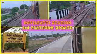 Kovilpatti railways station 3rd platform update | Indian Railways | Train Videos | NTG VLOG