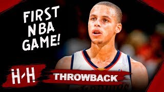 Stephen Curry First NBA Game, Full Highlights vs Rockets (2009.10.28) - CRAZY Debut! HD