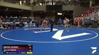 126 Lbs Cons. Round 2 - Hunter Jacobsen, NE Vs Daylen Greene, MO Cfb5