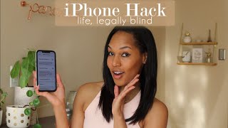 How I Use My iPhone Legally Blind | A's Accessibility Tips #1