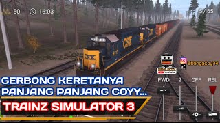 FREIGHT RUN - PART 1 || BERASA MAIN DI PC COYY...‼️TRAINZ SIMULATOR 3 VERSI ANDROID INDONESIA